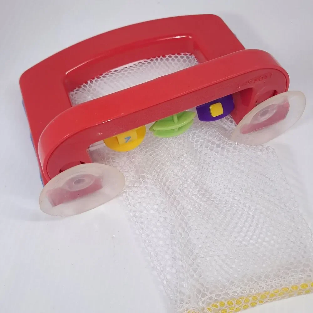 Little Tikes Bath Toy Basketball Hoop net w/ 1 ball tub play kids toddler